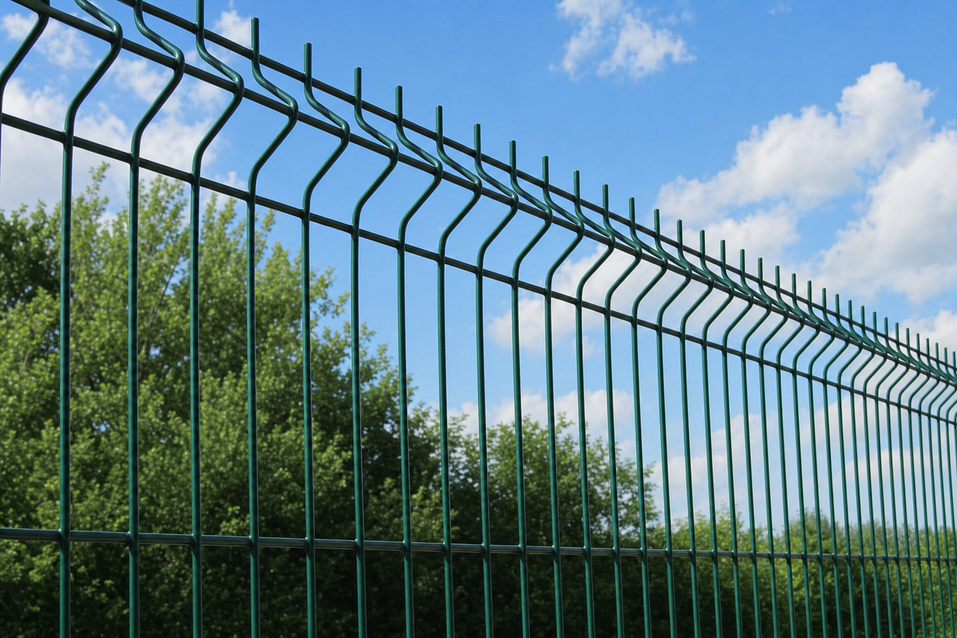Security fence installation